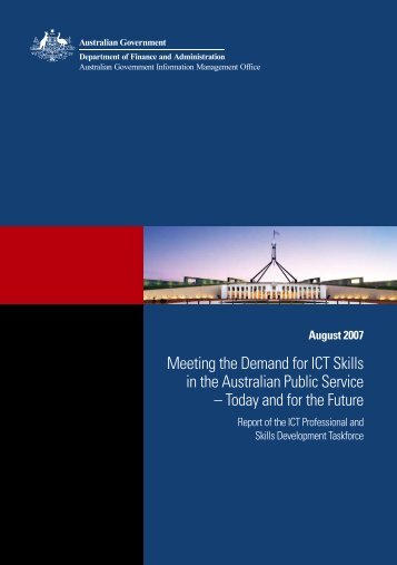 Meeting the Demand for ICT Skills in the Australian Public Service ...