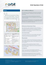 Orbit Openbare Orde - Orbit GeoSpatial Technologies