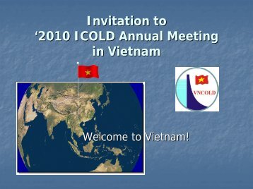 Introduction to VNCOLD & Dams in Vietnam - NVE