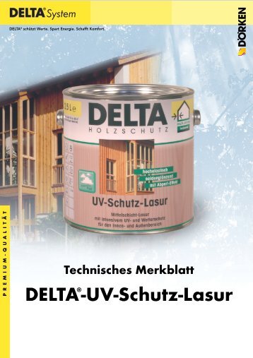 DELTA®-UV-Schutz-Lasur - Ewald Dörken AG