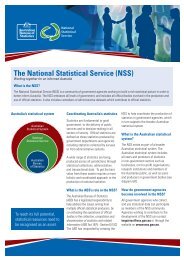 The National Statistical Service (NSS)