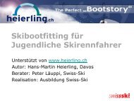 Checkliste Skischuhe Swiss-Ski 2009 - SKI TEAM Thunersee