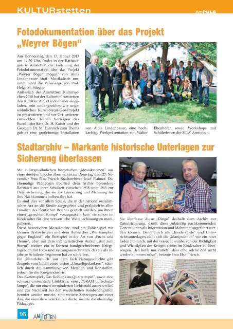 AmPuls2012-12.pdf - Gemeinde Amstetten