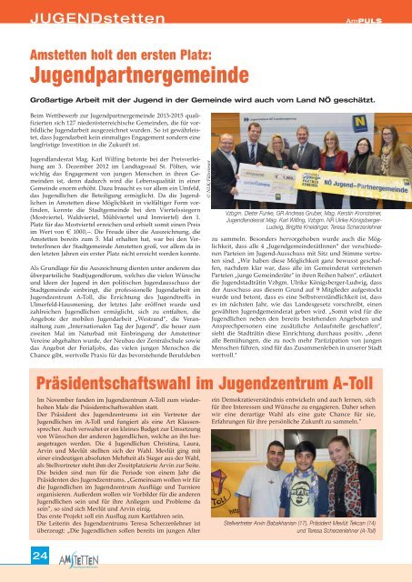 AmPuls2012-12.pdf - Gemeinde Amstetten