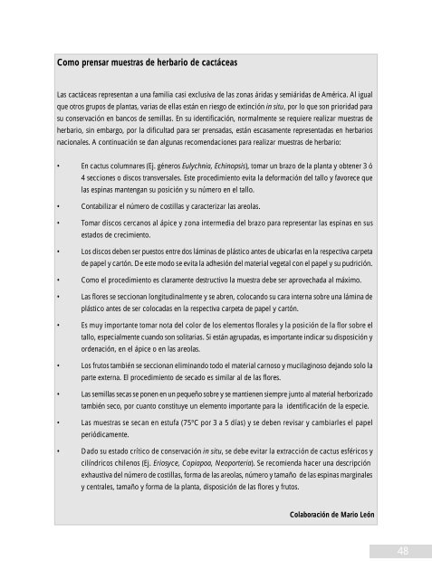 manual de recolecciÃ³n de semillas de plantas silvestres para ... - Inia