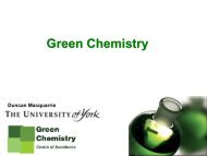 What is GREEN CHEMISTRY? - CePoL/MC NAWI Graz