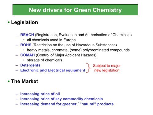 What is GREEN CHEMISTRY? - CePoL/MC NAWI Graz