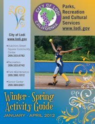 Winter - Spring Activity Guide - the City of Lodi