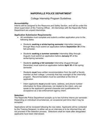 Internship Guidelines (pdf formats)