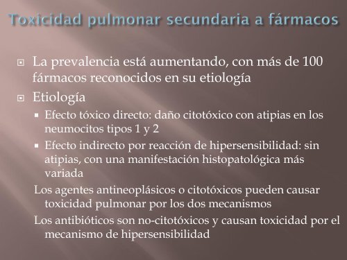 manifestaciones torácicas primarias y efectos secundarios ...