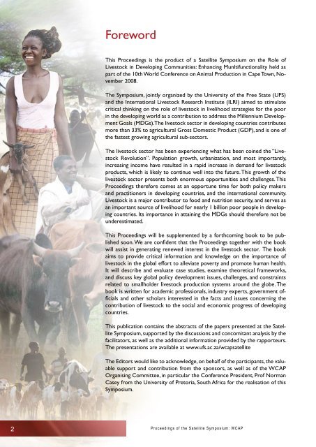 the role of livestock in developing communities: enhancing ...