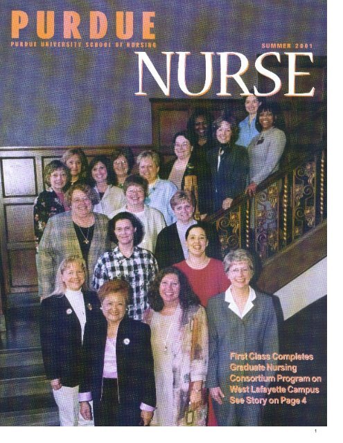 Purdue Nurse - Summer 2001 - School of Nursing - Purdue University