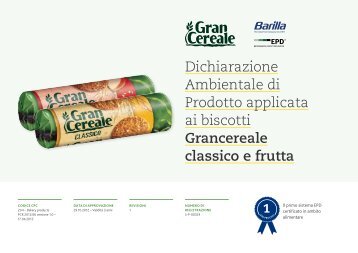 Grancereale classico e frutta - The International EPDÂ® System