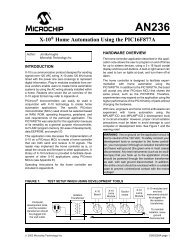 AN236, X-10 Home Automation Using the PIC16F877A - Microchip