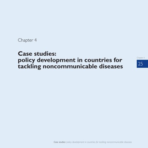 Gaining health : analysis of policy development in European ...