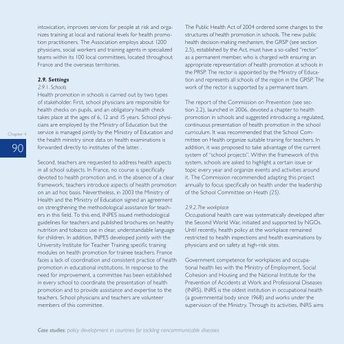 Gaining health : analysis of policy development in European ...