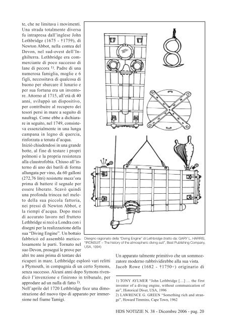 hdsi internet - The Historical Diving Society Italia