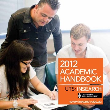 2012 Academic Handbook - UTS:INSEARCH