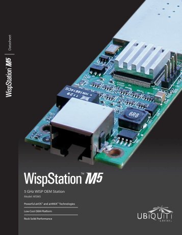 WispStationâ¢M5 | Datasheet - Ubiquiti Networks