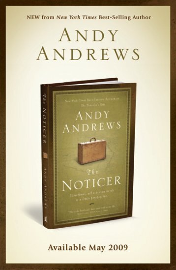 The Noticer Chapter 1 - Andy Andrews