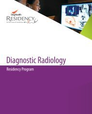 Diagnostic Radiology - SingHealth Residency