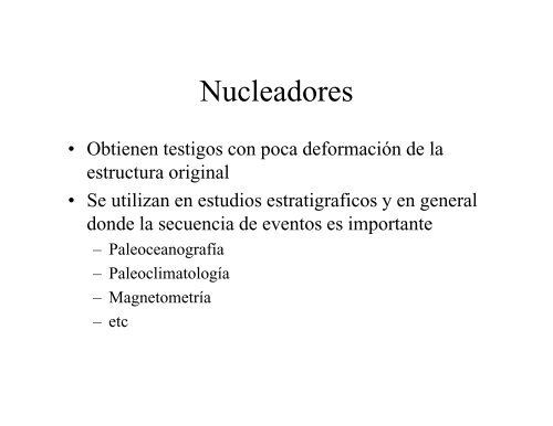 Nucleadores