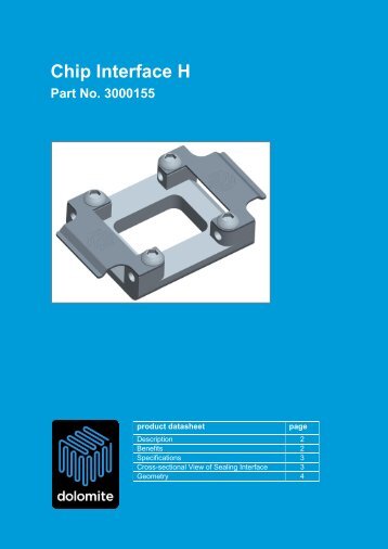 datasheet - Dolomite Microfluidics