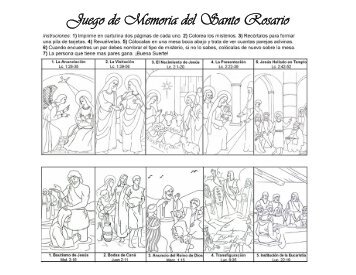 Juego de Memoria del Santo Rosario