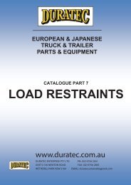 LOAD RESTRAINTS