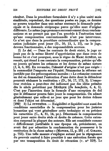 Les obligations - Histoire du droit