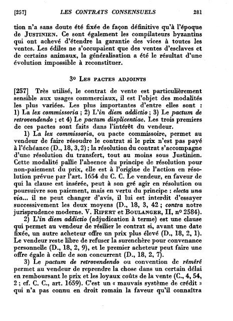 Les obligations - Histoire du droit