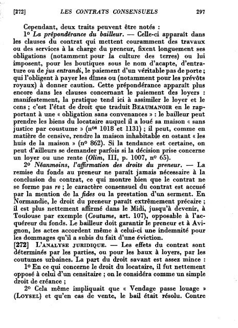 Les obligations - Histoire du droit