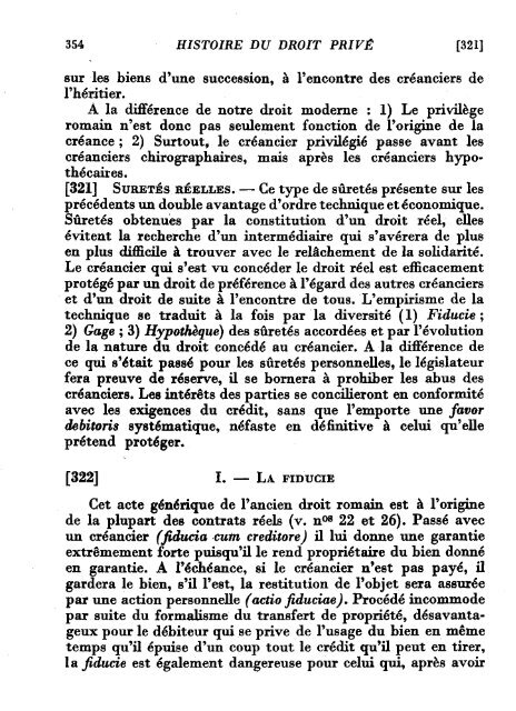 Les obligations - Histoire du droit