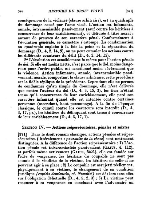 Les obligations - Histoire du droit