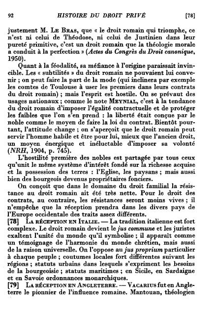 Les obligations - Histoire du droit