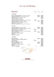 Carte des Vins EtÃ© 2013 (PDF 260 Ko) - grand hotel aston nice