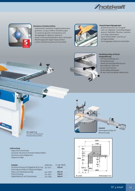 HOLZKRAFT® Standard-Holzbearbeitungsmaschinen für Handwerk ...