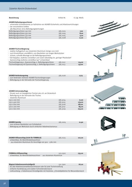 HOLZKRAFT® Standard-Holzbearbeitungsmaschinen für Handwerk ...