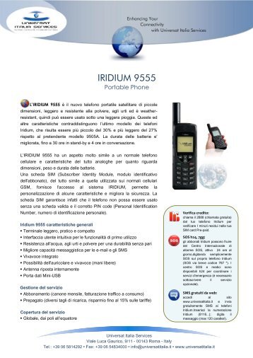 Iridium Portable Phone.pdf - Universat Italia Services