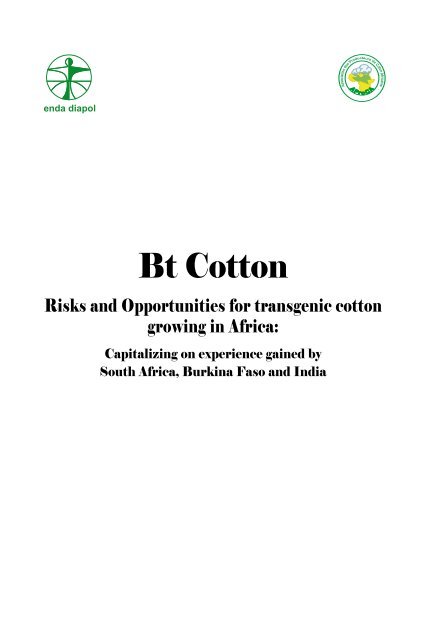 Bt Cotton - Enda-Diapol