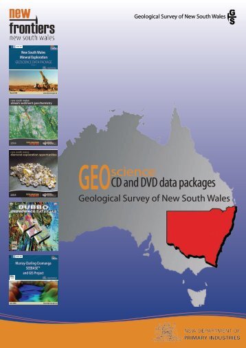 CD and DVD data packages - NSW Department of Primary ...