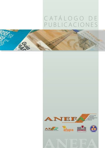 CATÃLOGO DE PUBLICACIONES - Anefa