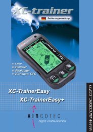 XC-TrainerEasy Handbuch als pdf-Datei zum download - Aircotec