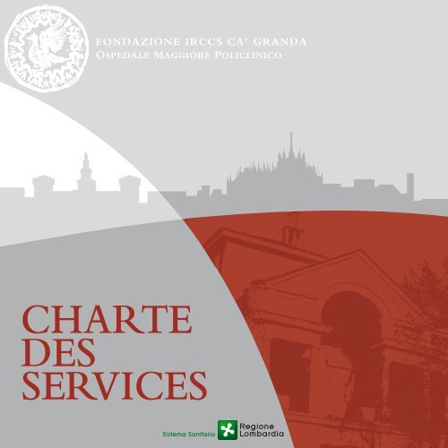 CHARTE DES SERVICES - Ospedale Maggiore Policlinico