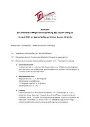 nachlesen - Trisport Erding