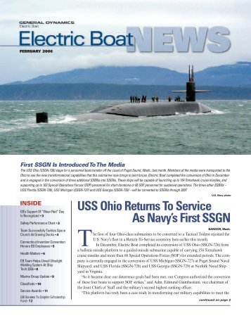 EB news OCT 2002 bu - Electric Boat Corporation