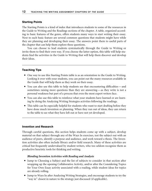 12 TEACHING THE 12 TEACHING THE