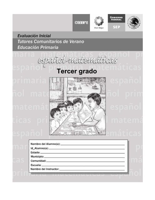 Tercer grado - conafe.edu.mx