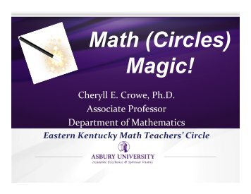 brochure math teachers circles