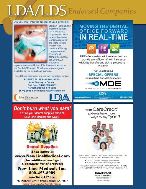 Journal of the Louisiana Dental Association Journal of the Louisiana ...